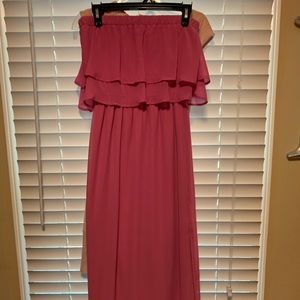 Ruffle top Bar iii maxi